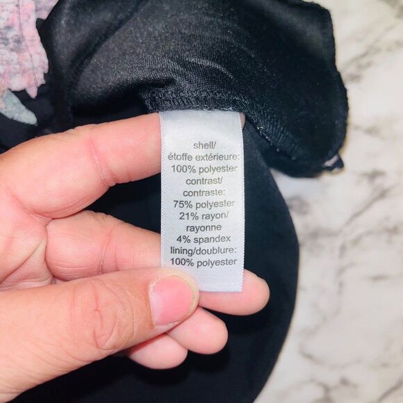 Maurices | Sleeveless Floral Blouse | Black | Women's | L - Picture 4 of 5